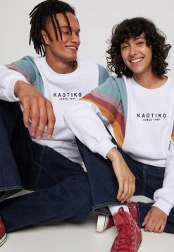 Kaotiko UNISEX CREW SEATTLE - Sweatshirt - Blanco -Kaotiko || Fire & Glory Populaire Magasin 027f2f8de60a4ad3b11e73b2779a6442