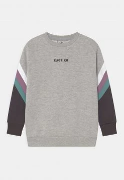 Kaotiko CREW WALKER UNISEX - Sweatshirt - Grey/white/lila