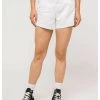 Kaotiko Jeans Shorts - Weiß - Damen