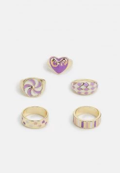 Fire & Glory ULILINA 5 PACK - Ring - Gold-coloured/multi-coloured - Damen