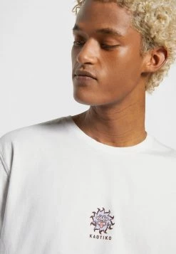 Kaotiko WASHED AZTEC GOD UNISEX - T-Shirt Print - White -Kaotiko || Fire & Glory Populaire Magasin 09216e55608e4bc19c74ddb845b426ea