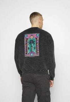 Kaotiko CREW WASHED PALM VIBES UNISEX - Sweatshirt - Black -Kaotiko || Fire & Glory Populaire Magasin 0ba0c6f0fa424d41a819b1c5bb4fd345