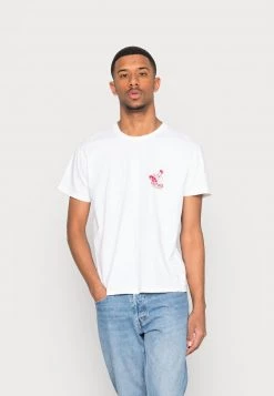 Kaotiko WASHED BELLA CIAO - T-Shirt Print - White - Unisex -Kaotiko || Fire & Glory Populaire Magasin 0d2e04f8963345b682bcc4775f84fe4f