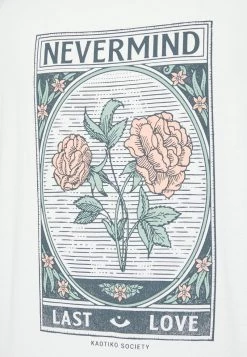 Kaotiko NEVERMIND UNISEX - T-Shirt Print - White -Kaotiko || Fire & Glory Populaire Magasin 0f6f150b1511470791d70b2b0f8e2e27