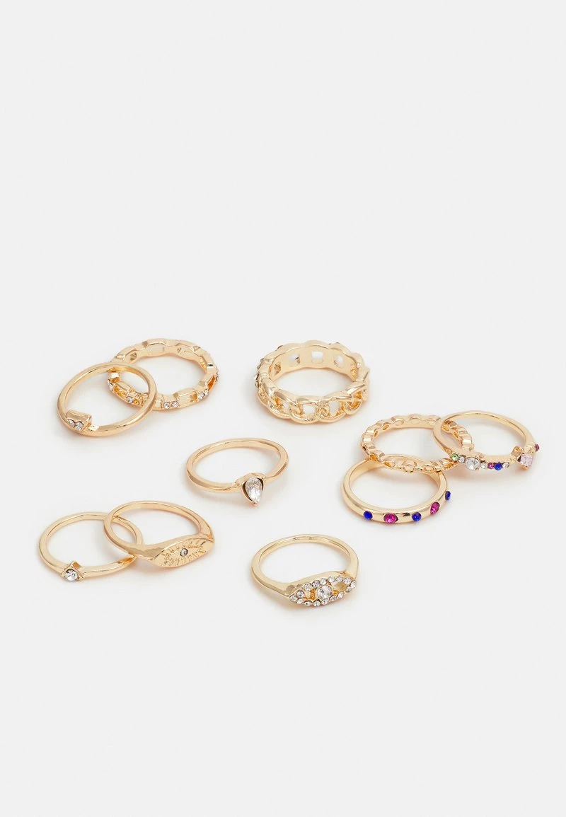 Fire & Glory LENNA 10 PACK - Ring - Gold-coloured - Damen 5 Fire & Glory LENNA 10 PACK - Ring - Gold-coloured - Damen – Bild 3