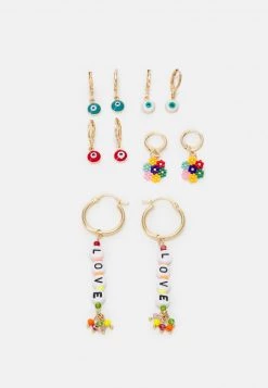 Fire & Glory EARRINGS 5 PACK - Ohrringe - Gold-coloured - Damen