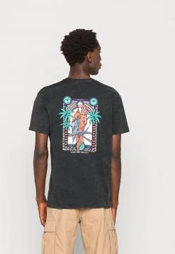 Kaotiko WASHED PARROT - T-Shirt Print - Black - Unisex