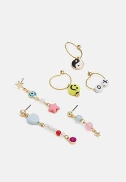 Fire & Glory - Damen EARRINGS 6 PACK - Ohrringe - Gold-coloured -Kaotiko || Fire & Glory Populaire Magasin 1939a48e13714ce0ab2264c2bde1127f