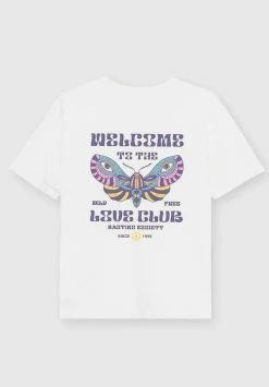 Kaotiko WASHED LOVE CLUB - T-Shirt Print - Blanco - Damen -Kaotiko || Fire & Glory Populaire Magasin 1a023a8ee86c40b58cab28c7bfc41df6