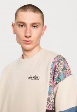 Kaotiko CREW BRUCE UNISEX - Sweatshirt - Beige/prusia 11 Kaotiko CREW BRUCE UNISEX - Sweatshirt - Beige/prusia -Kaotiko || Fire & Glory Populaire Magasin 1b3932bc76f844a69ba405b534d6d9bd