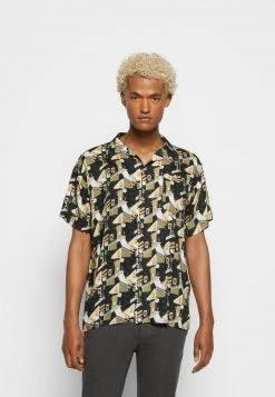 Kaotiko CAMISA BLOCKS UNISEX - Hemdbluse - Black -Kaotiko || Fire & Glory Populaire Magasin 1d12e72f4f0d46bc9db6358f23da9bdf