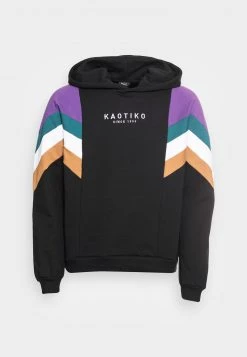 Kaotiko CAP EWAN UNISEX - Kapuzenpullover - Black/purple/jade -Kaotiko || Fire & Glory Populaire Magasin 1fc94ff249a44a61b29ebfa73723b3d1