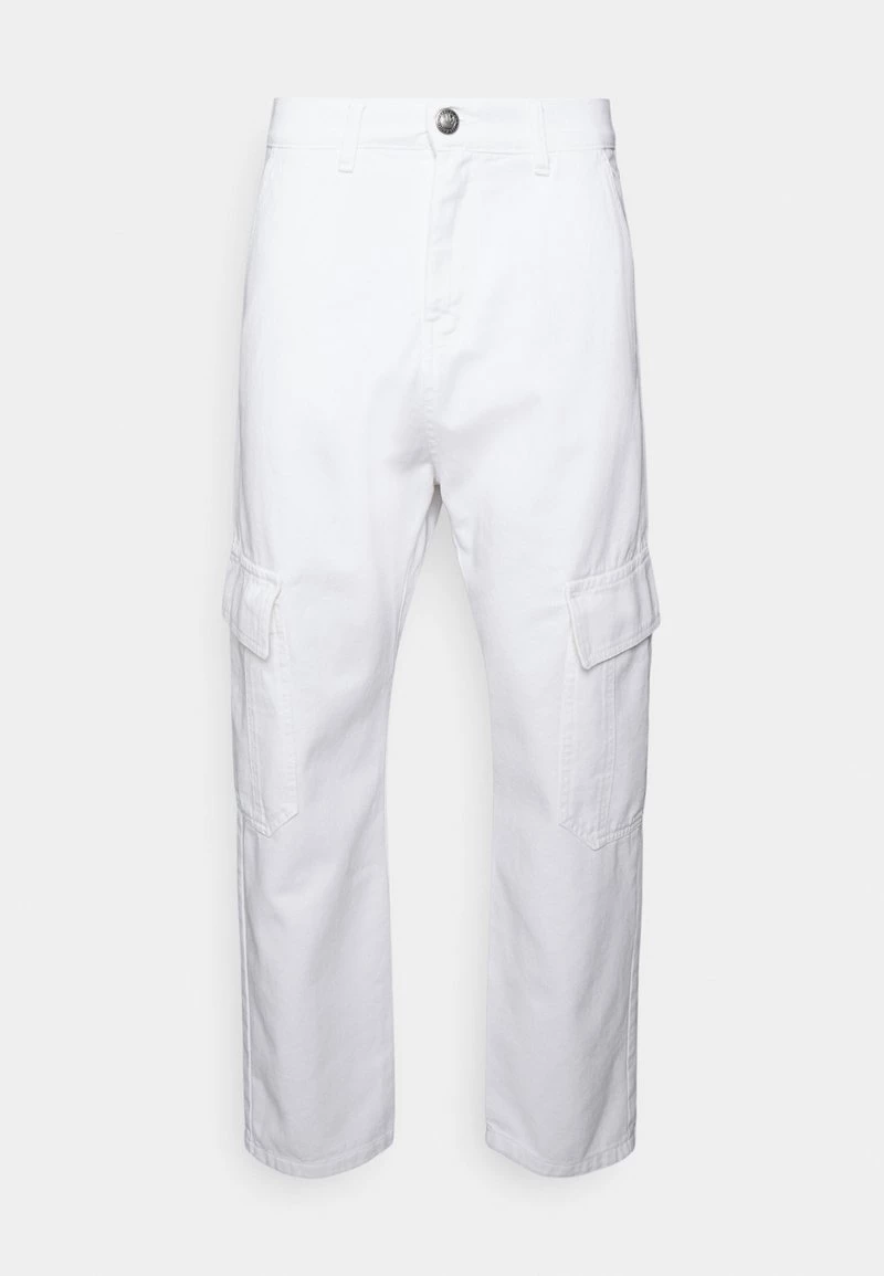 Kaotiko - Unisex PANT NEW YORK - Cargohose - White 3 Kaotiko - Unisex PANT NEW YORK - Cargohose - White