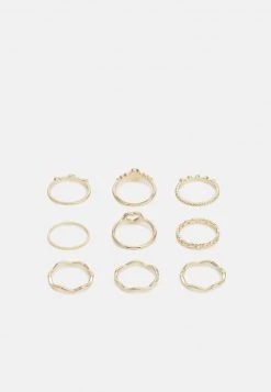 Fire & Glory - Damen GABI 9 PACK - Ring - Gold-coloured/mop Clear -Kaotiko || Fire & Glory Populaire Magasin 26ef6af7584a478ab1648fa6305a2e7f
