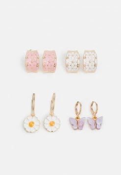 Fire & Glory - Damen FGMAGATINA EARRINGS 4 PACK - Ohrringe - Gold-coloured