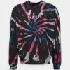 Kaotiko CREW TIE DYE SPIRAL UNISEX - Sweatshirt - Black/purple -Kaotiko || Fire & Glory Populaire Magasin 32291152f8e04402808d8729f11a1c91