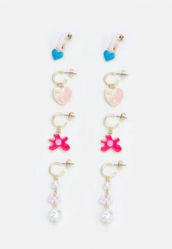 Fire & Glory - Damen CELINA EARRINGS 4 PACK - Ohrringe - Gold-coloured