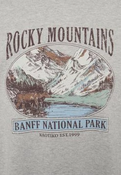 Kaotiko CREW ROCKS MOUNTAINS UNISEX - Sweatshirt - Grey -Kaotiko || Fire & Glory Populaire Magasin 34b7fe80f90a4dd0922f721d91bbf0ba