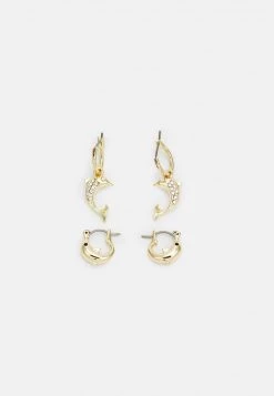 Fire & Glory KAJA EARRINGS 3 PACK - Ohrringe - Gold-coloured - Damen