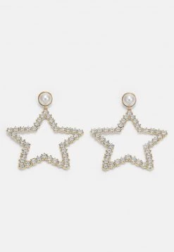 Fire & Glory - Damen EVELIN EARRINGS - Ohrringe - Gold-coloured/clear