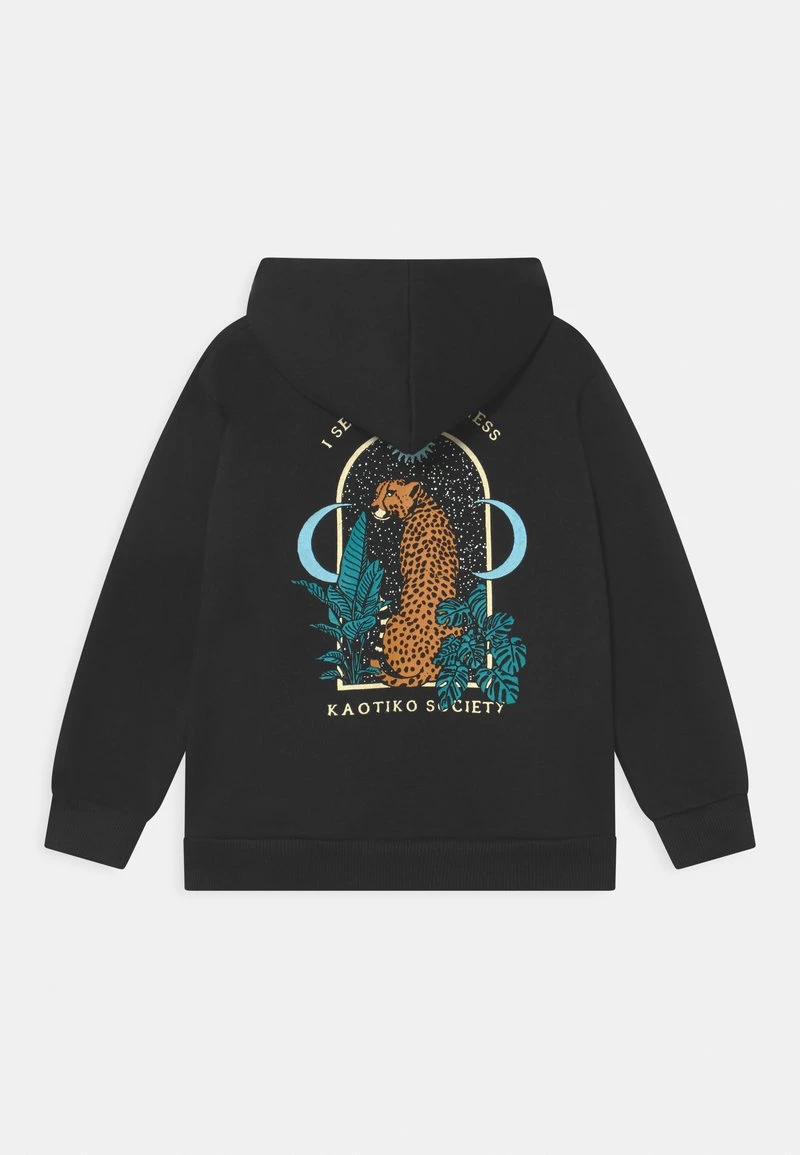 Kaotiko LEOPARD UNISEX - Sweatshirt - Black 4 Kaotiko LEOPARD UNISEX - Sweatshirt - Black – Bild 2