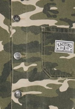 Kaotiko WORK JACKET UNISEX - Jeansjacke - Camouflage -Kaotiko || Fire & Glory Populaire Magasin 4f11790e89aa4ef6b1d40124264470a1