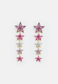 Fire & Glory LAIKA EARRINGS - Ohrringe - Gold-coloured/pink - Damen