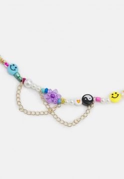 Fire & Glory - Damen SMILEYE NECKLACE - Halskette - Gold-coloured/multi -Kaotiko || Fire & Glory Populaire Magasin 53a87d80bec244afb20b1cb295c34ba4