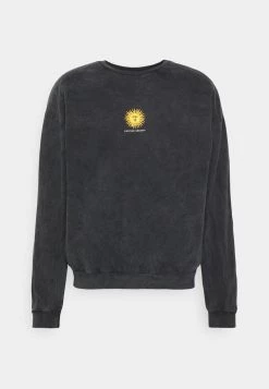 Kaotiko CREW SOLAR SYSTEM UNISEX - Sweatshirt - Black