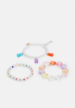 Fire & Glory FLORA BRACELET 3 PACK - Armband - Peach Multi - Damen