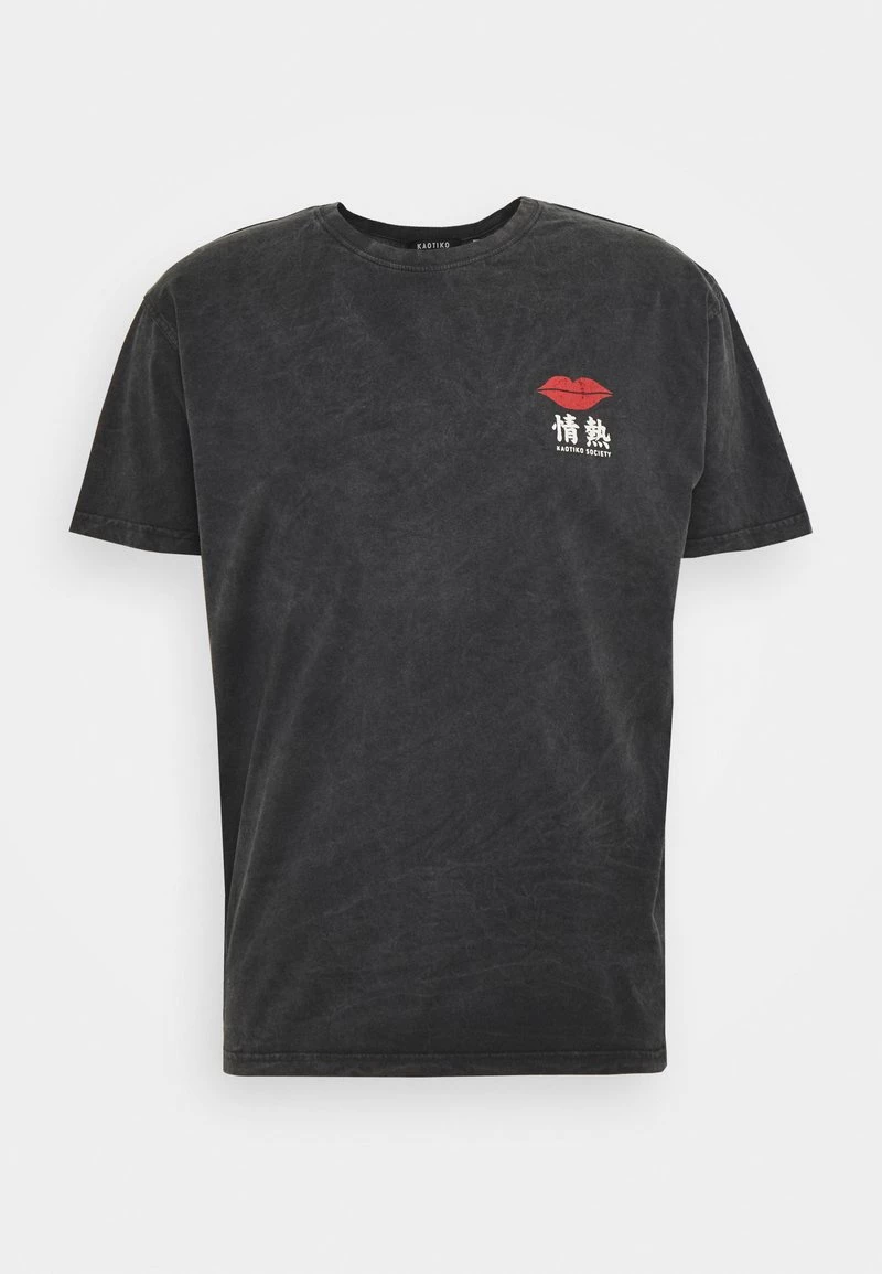 Kaotiko LIPS UNISEX - T-Shirt Print - Dark Grey 6 Kaotiko LIPS UNISEX - T-Shirt Print - Dark Grey – Bild 4