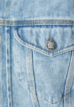 Kaotiko JACKET LASER VINTAGE UNISEX - Jeansjacke - Light Blue Denim -Kaotiko || Fire & Glory Populaire Magasin 60189cf5e45f4f5ea62697d893991c37