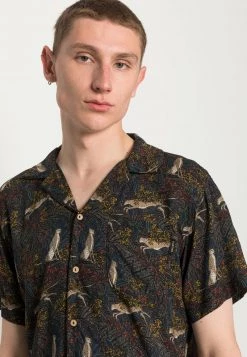 Kaotiko CAMISA CHEETAH UNISEX - Hemd - Navy -Kaotiko || Fire & Glory Populaire Magasin 603b7546f983463d915ad97282dee066