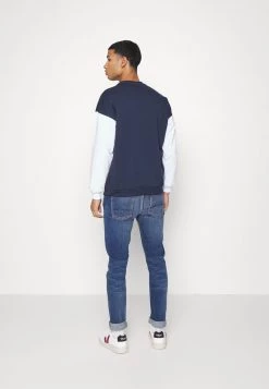 Kaotiko CREW PORTLAND - Sweatshirt - Navy/burgundy - Herren -Kaotiko || Fire & Glory Populaire Magasin 607387d36b184de49732ad26558e4d91