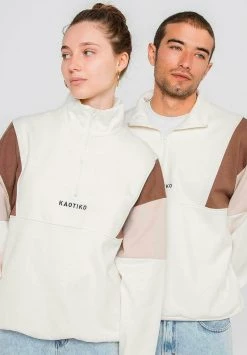 Kaotiko ARTHUR - Sweatshirt - Ivory Brown Beig - Unisex -Kaotiko || Fire & Glory Populaire Magasin 617dc0c148484171ab2ed297867de31b