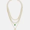 Fire & Glory LAIBI COMBI NECKLACE - Halskette - Gold-coloured - Damen -Kaotiko || Fire & Glory Populaire Magasin 61a996f5f66b443ba4108f6dd7ea16cc