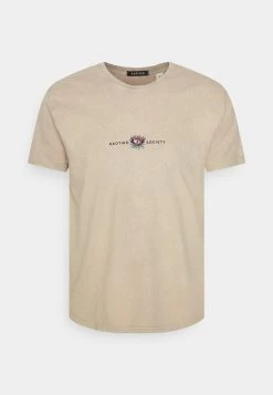 Kaotiko - Unisex WASHED TAJ MAHAL - T-Shirt Print - Stone