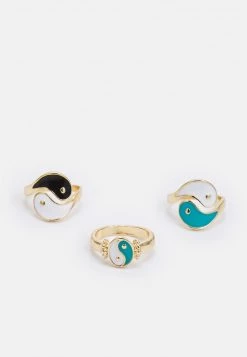 Fire & Glory - Damen FGHADDY 3 PACK - Ring - Gold-coloured