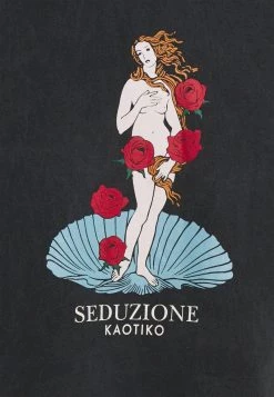 Kaotiko UNISEX SUD CAP VENUS - Kapuzenpullover - Black Acid Wash -Kaotiko || Fire & Glory Populaire Magasin 660f4042a7af4aa88852184b77238392