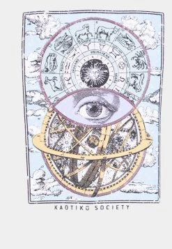 Kaotiko - Unisex CAP ASTROLOGY - Sweatshirt - White -Kaotiko || Fire & Glory Populaire Magasin 66e7fc554dc243d888e6d2ed11507572