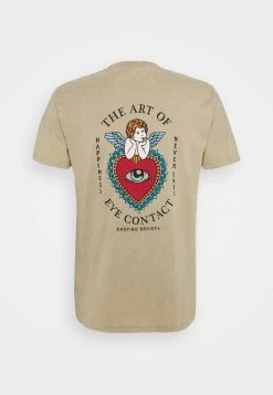 Kaotiko EYES TALK UNISEX - T-Shirt Print - Stone -Kaotiko || Fire & Glory Populaire Magasin 683a0708beae4c919af17e675aa0fcba