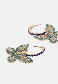 Fire & Glory - Damen FGBUTTERFLY HOOP - Ohrringe - Gold-coloured -Kaotiko || Fire & Glory Populaire Magasin 697e998558354d27b40cbf6e78dfeb65