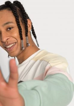 Kaotiko CREW DRU - Sweatshirt - Marfil/ Dark Grey/ Yellow - Herren -Kaotiko || Fire & Glory Populaire Magasin 6bdab4418a8a4f9ab882bd3a51142d5b