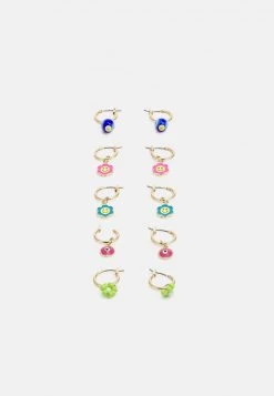 Fire & Glory - Damen FGHELENE EARRINGS 5 PACK - Ohrringe - Gold-coloured