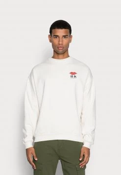 Kaotiko CREW LIPS JAPAN - Sweatshirt - Ivory - Herren