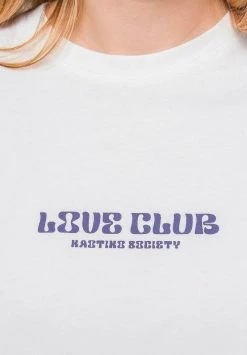 Kaotiko WASHED LOVE CLUB - T-Shirt Print - Blanco - Damen -Kaotiko || Fire & Glory Populaire Magasin 6fd1ff113cee40ac8b32b7e4ba0d0ed9