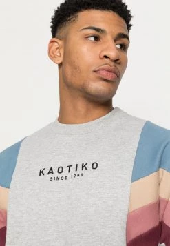 Kaotiko CREW SEATTLE UNISEX - Sweatshirt - Cement/blue/tierra -Kaotiko || Fire & Glory Populaire Magasin 718c303304804085b7da284a97b9ffc9