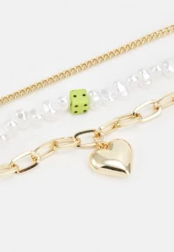 Fire & Glory - Damen SMULLI COMBI NECKLACE - Halskette - Gold-coloured -Kaotiko || Fire & Glory Populaire Magasin 73150133f2b4422998c8c0e1d4f89db4