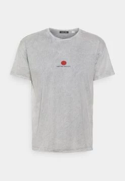 Kaotiko - Herren WASHED LOTUS BLOOM - T-Shirt Print - Acero