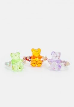 Fire & Glory BEAR 3 PACK - Ring - Cloud Dancer/multi - Damen -Kaotiko || Fire & Glory Populaire Magasin 75526c3976544581a658f565a72e5c21